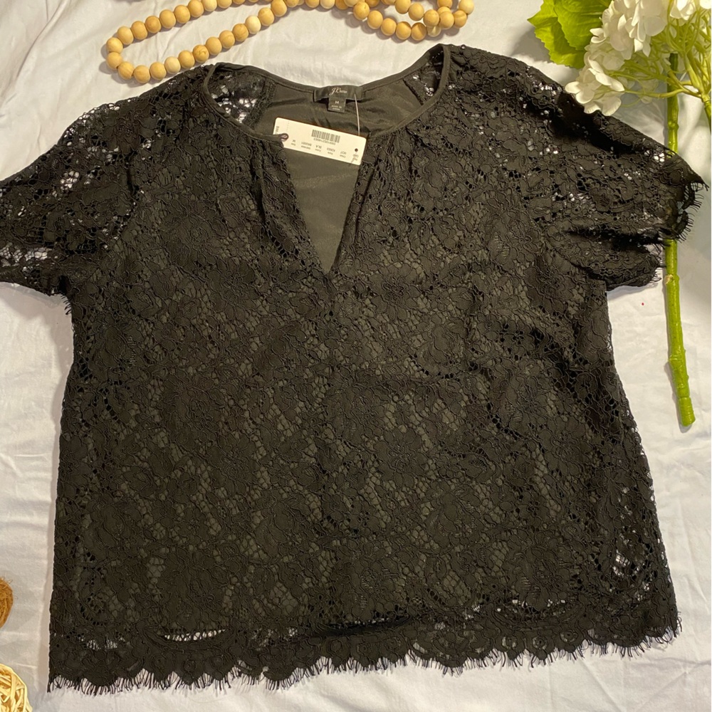 NWT JCREW lace top size M